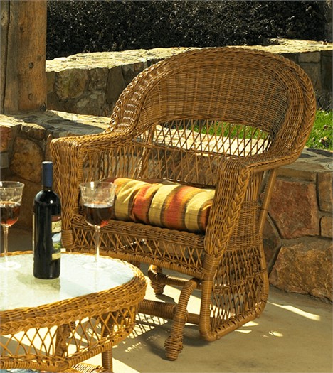Glider Chairs on Outdoor Wicker Chair Glider  Cape Cod Style